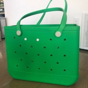 Original Bog bag- large green tote (almost new)